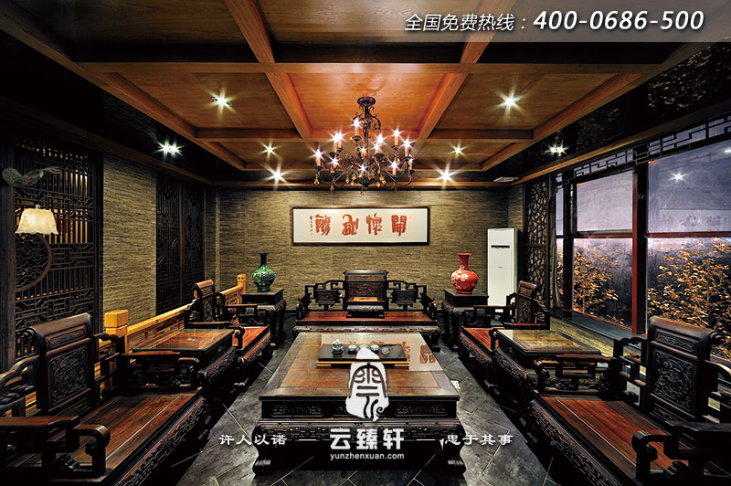 專業(yè)中式茶樓設(shè)計效果圖